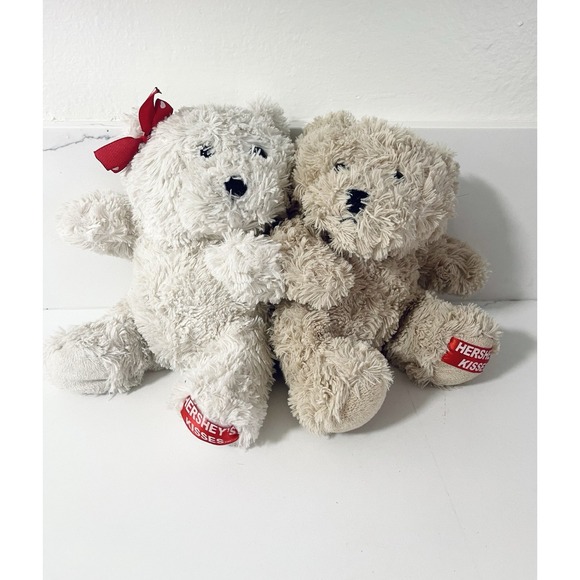 Hershey's Kisses Valentine's Day Small Plush Bears 7" - Picture 3 of 4